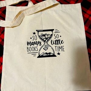 Book tote bag